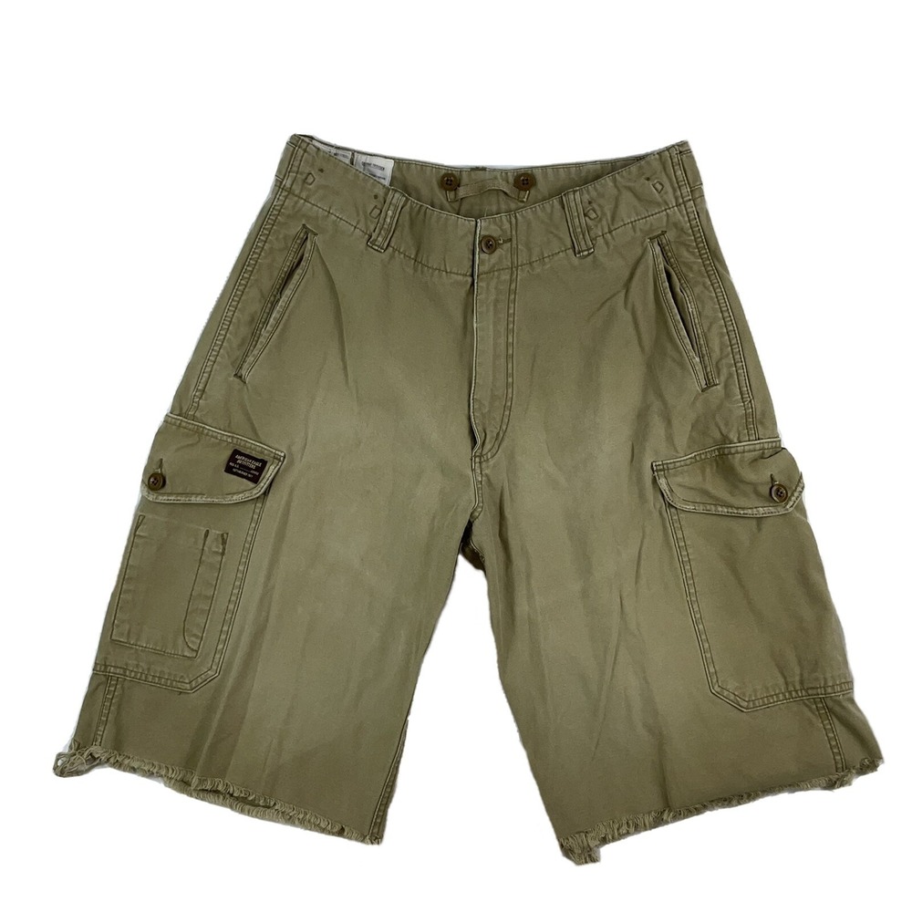 American Eagle Combat Short Cargo Pocket Distressed Size Mens 32